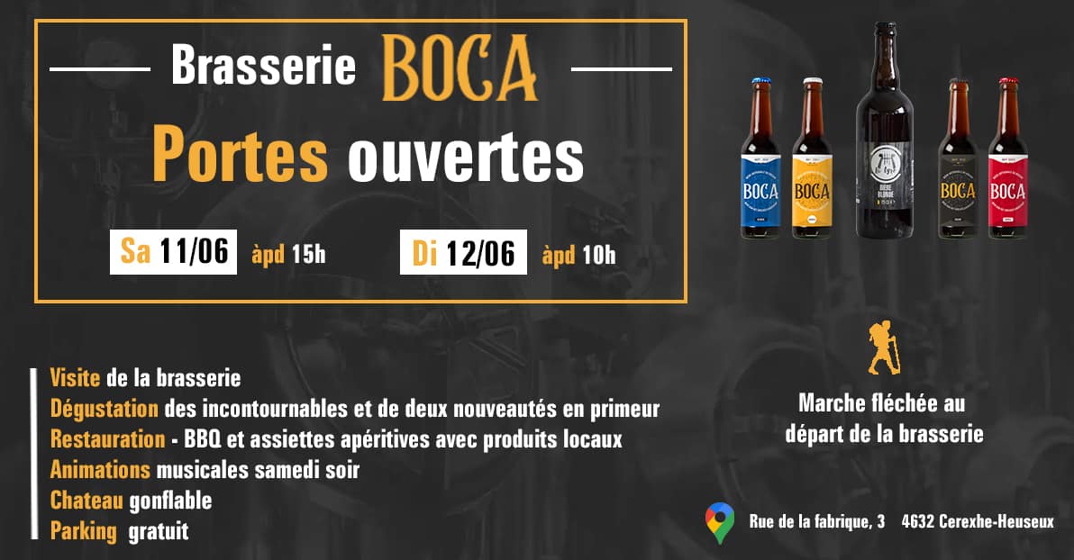 Save the date 11 et 12 juin - Brasserie Boca